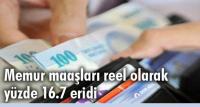 MEMUR MAAŞLARI 11 YILDA 16,7 ERİDİ