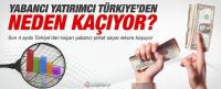 YABANCI YATIRIMCI TÜRKİYE´DEN KAÇIYOR