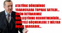 BAŞBAKAN ERDOĞAN’DAN İNCİLER…    