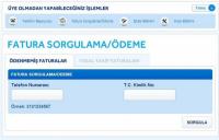 TÜRK TELEKOM FATURASI SORGULAMAK…