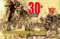 30 AĞUSTOS ZAFER BAYRAMI KUTLU OLSUN