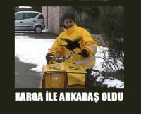 KARGA İLE MEKTUP DAĞITAN POSTACI