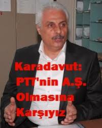 TÜRK HABER-SEN: PTT  A.Ş. OLMASIN