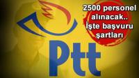 PTT PERSONEL ALACAK BAŞVURULAR  BAŞLADI