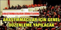 ARAŞTIRMACILAR İÇİN ÖNERGE!