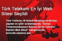 TÜRK TELEKOM, EN İYİ WEB SİTESİ SEÇİLDİ