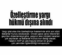 SINIRSIZ ÖZELLEŞTİRMEYE DOĞRU