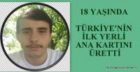 18 YAŞINDA İLK YERLİ ANAKARTI ÜRETTİ