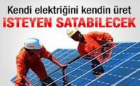 ELEKTRİĞİNİ KENDİN ÜRET