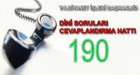 190:DİNİ DANIŞMA HATTI