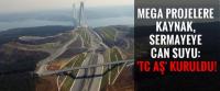 MEGA PROJELERE KAYNAK, ´TC AŞ´ KURULDU