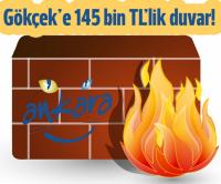 GÖKÇEK´E 145 BİN TL.LİK KORUMA DUVARI!