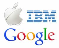 EN BÜYÜK ÜÇ MARKA;  APPLE, IBM VE GOOGLE