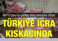 TÜRKİYE İCRA KISKACINDA