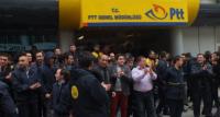 PTT KARGO İŞÇİLERI İŞ BIRAKTI