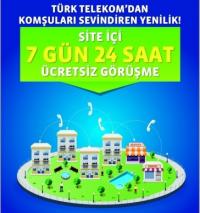 TT’DAN SİTE İÇİ ÜCRETSİZ KONUŞMA HİZMETİ