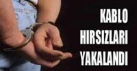 KABLO ÇETESİ YAKALANDI