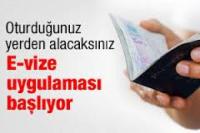 PASAPORTLARA e-VİZE