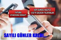 4,5G FATURA UYARISINA DİKKAT!
