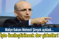 İŞTE ÖZELLEŞTİRİLECEK DEV ŞİRKETLER!