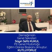 SEFA KUKUL DAİRE BAŞKANI OLDU.