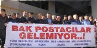 PTT ÇALIŞANLARINDAN ÖZELLEŞTİRMEYE TEPKİ
