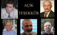AÇIK  TEŞEKKÜR