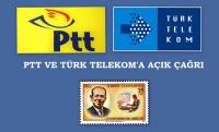 TÜRK TELEKOM VE PTT´YE   AÇIK ÇAĞRI