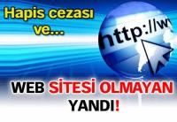 WEB SİTESİ OLMAYAN YANDI!