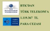 T.TELEKOMA 1.119.367TL CEZA